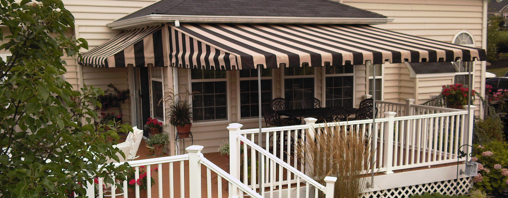 In addition to being an attractive addition to your home, an awning can cut your cooling costs!