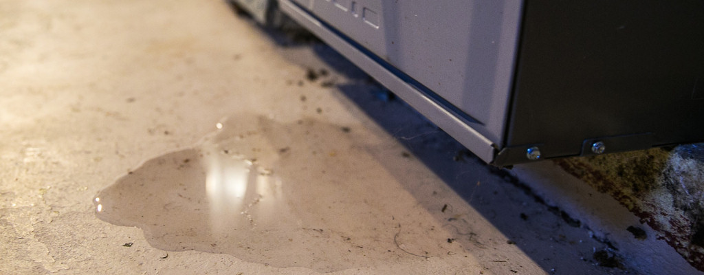 If you see a pool of water around your furnace, call a professional immediately!